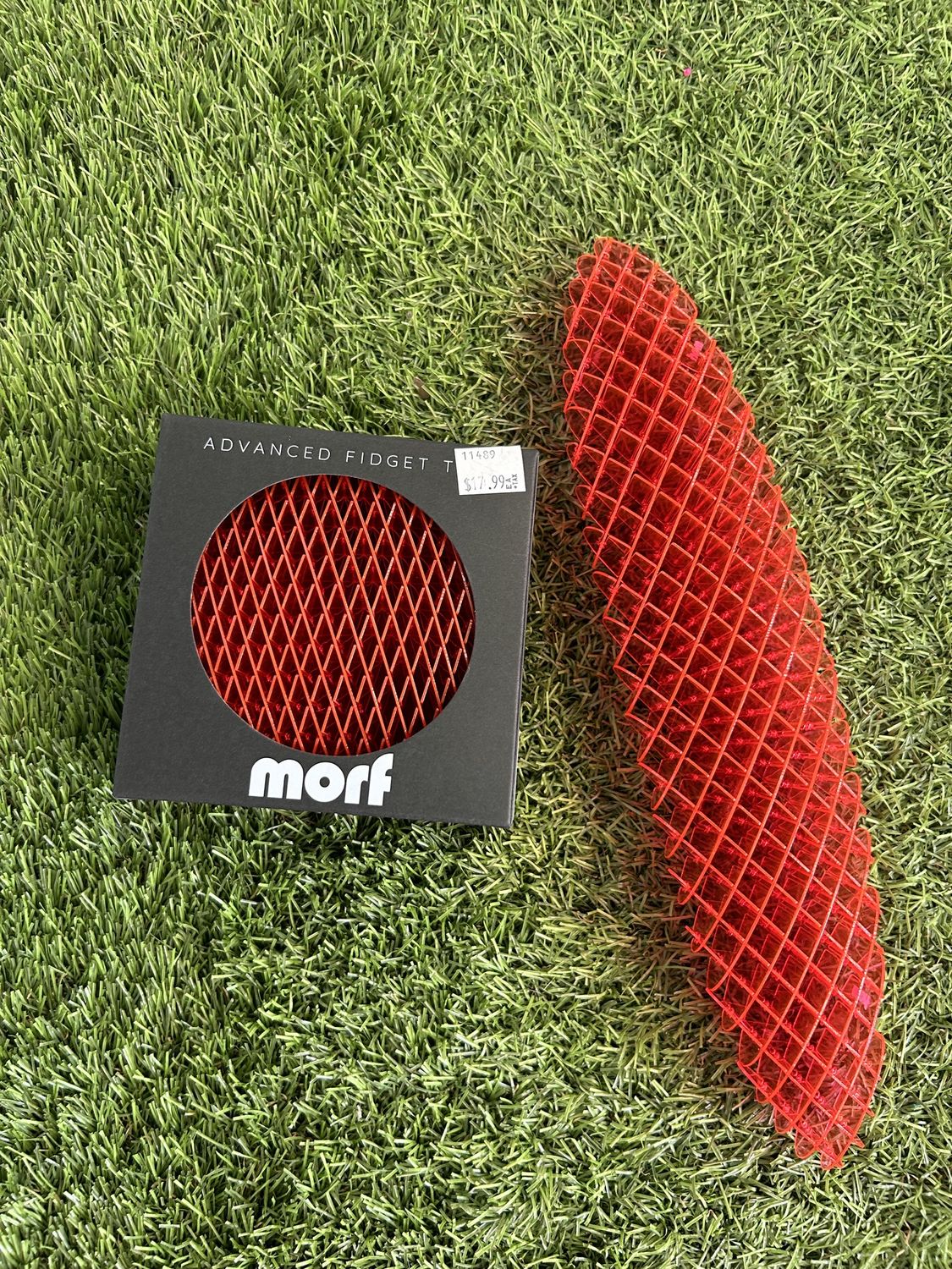 Morf Fidget Worm Candy Pink Big