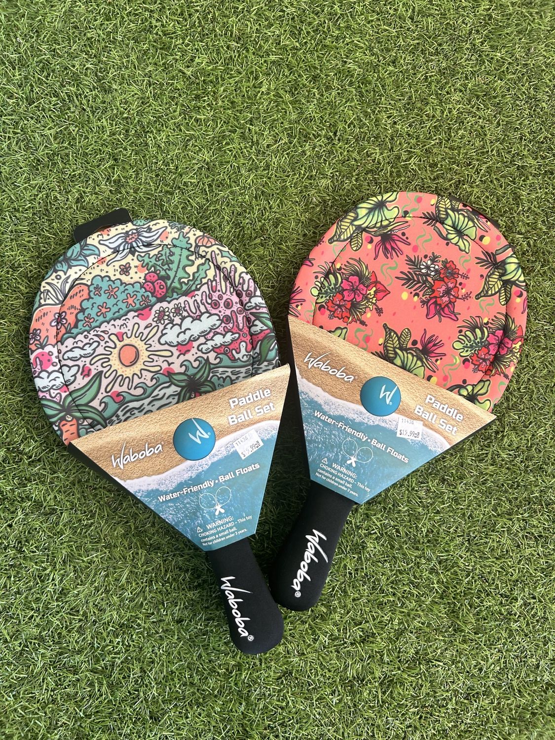 Beach Water Paddle Ball Set - Tropical Series
