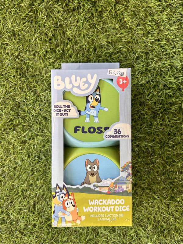 Bluey Wackadoo Workout Dice