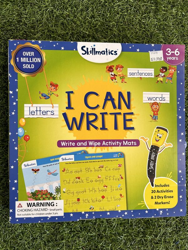I Can Write Write and Wipe  Activity Mats