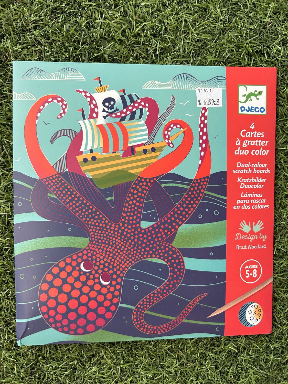 Topsy-Turvy Dual-Color Scratch Cards