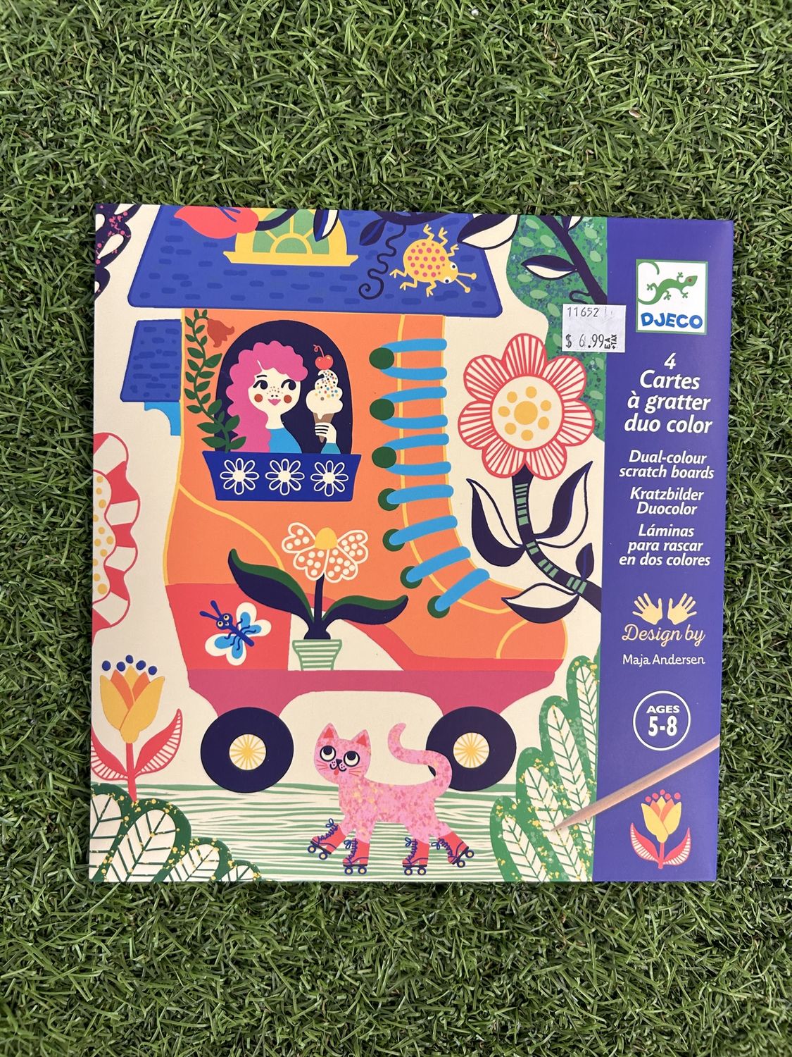 Wacky Houses dual-Color Scratch Cards
