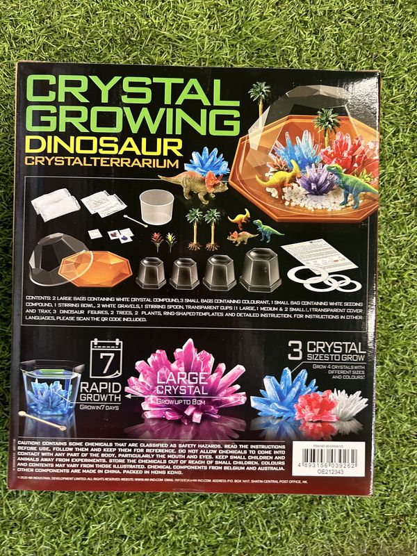 CRYSTAL GROWING/DINO  CRYSTAL TERRARIUM/US