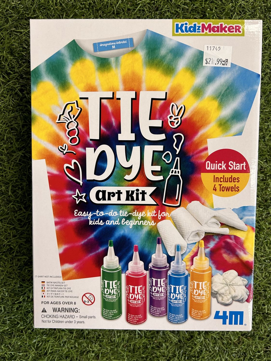 KIDZMAKER/TIE DYE ART KIT