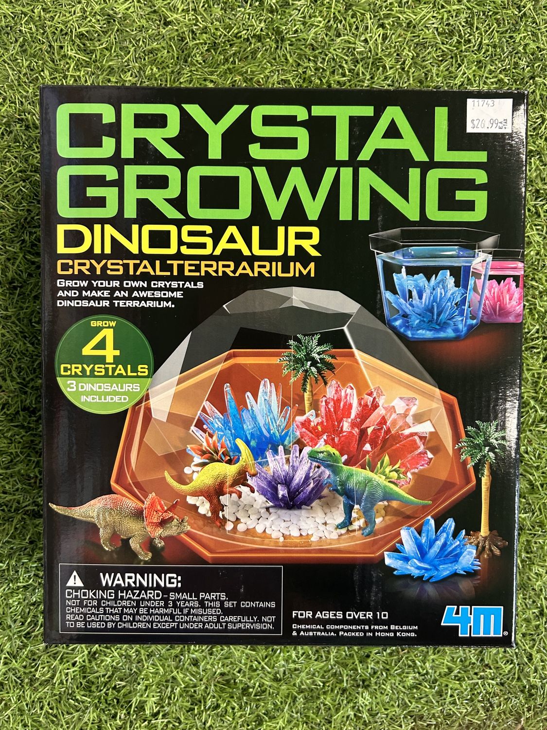 CRYSTAL GROWING/DINO  CRYSTAL TERRARIUM/US