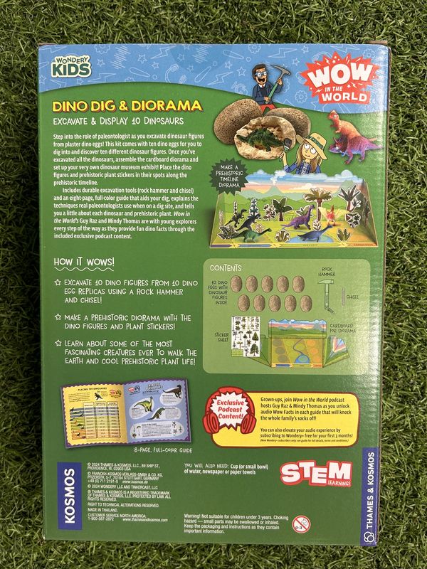 Wow in the World: Dino Dig  &amp; Diorama