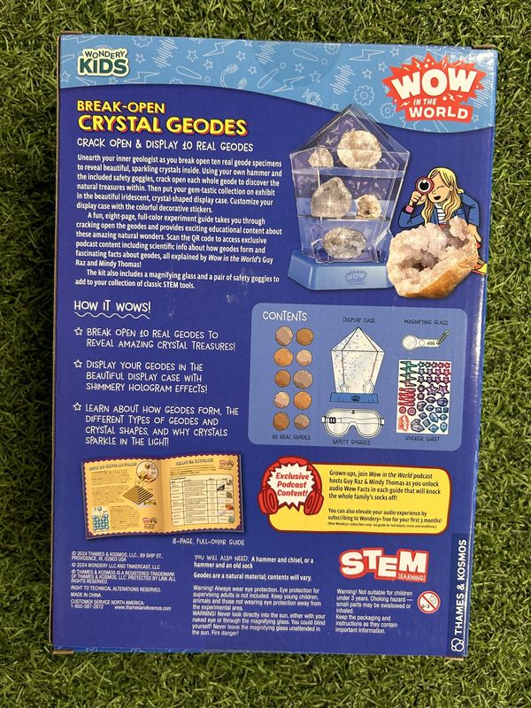 Wow in the World: Break Open Crystal Geode