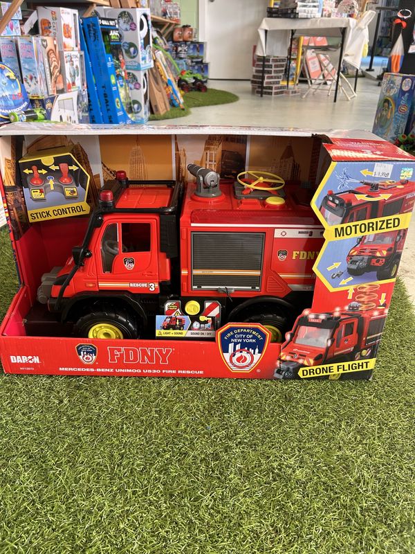 FDNY RESCUE TRUCK W/WATER  GUN &amp; DRONE