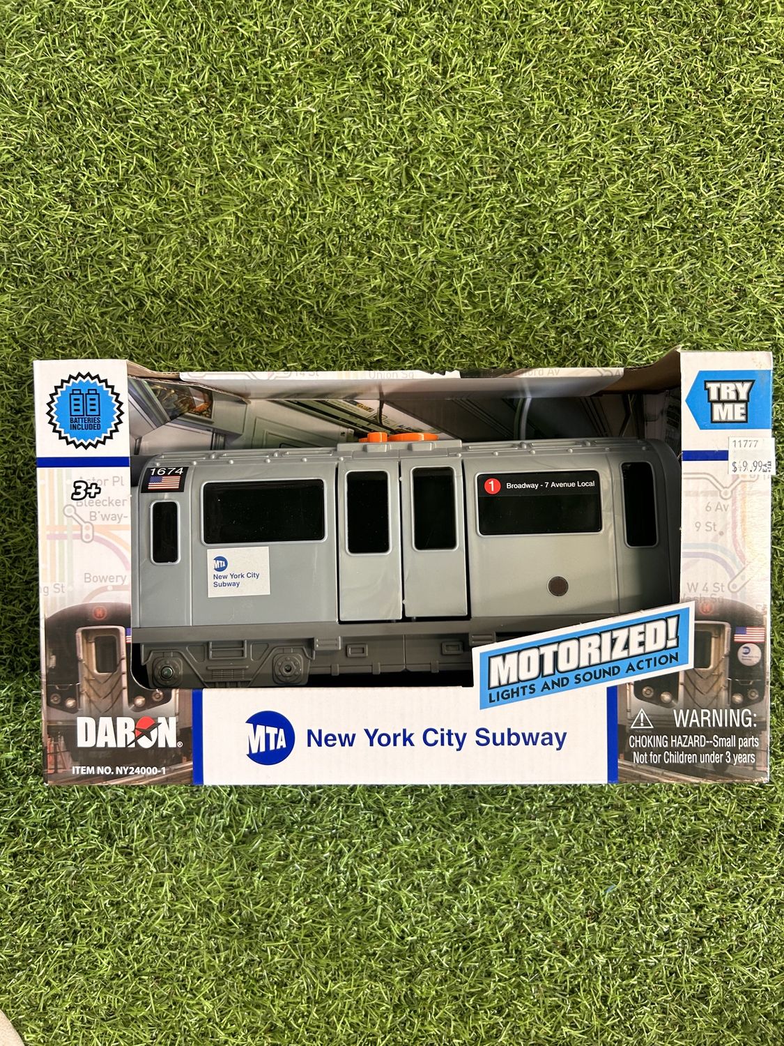 MTA MOTORIZED SUBWAY CAR W  /LIGHTS &amp; SOUND