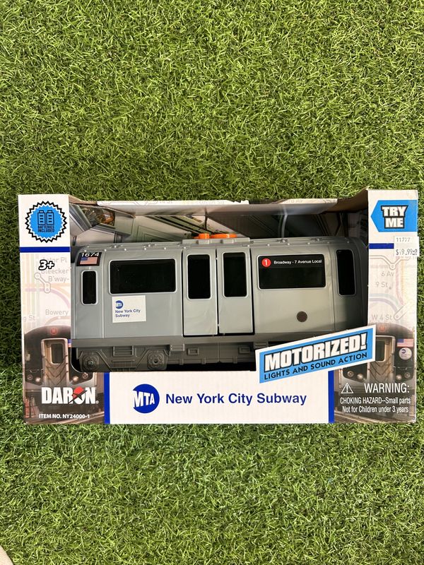 MTA MOTORIZED SUBWAY CAR W  /LIGHTS &amp; SOUND