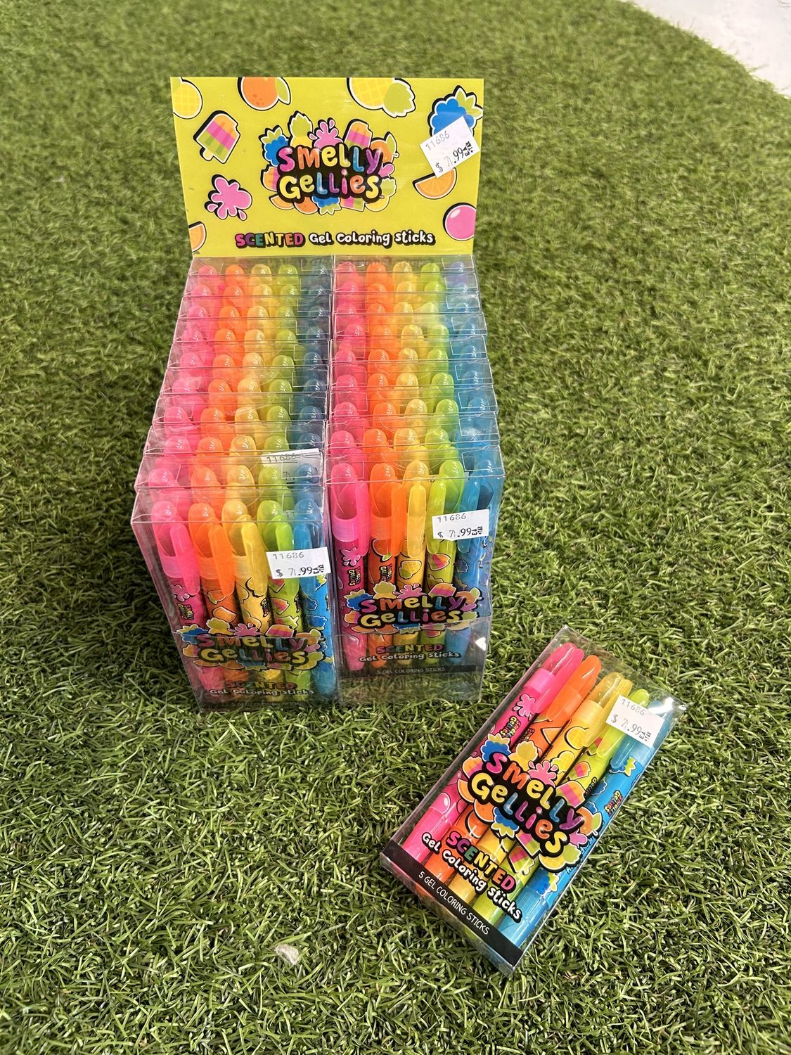 Smelly Gellies Gel Crayons 5  Pack