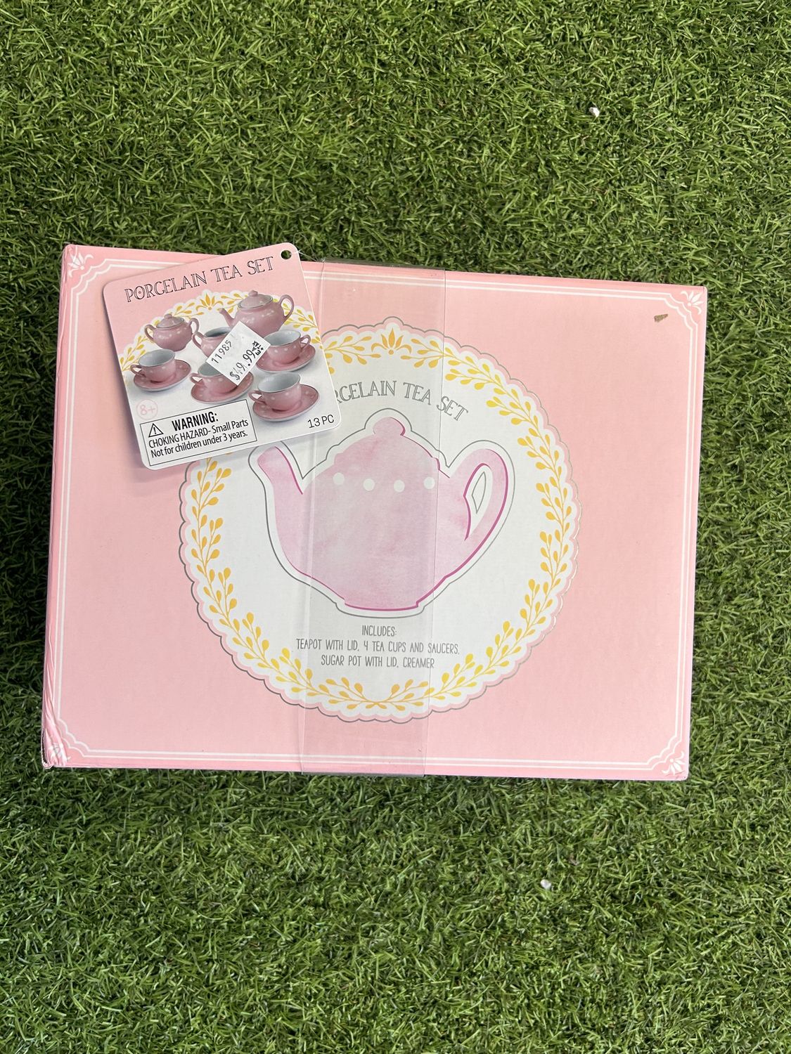 Porcelain Tea Set- Pink