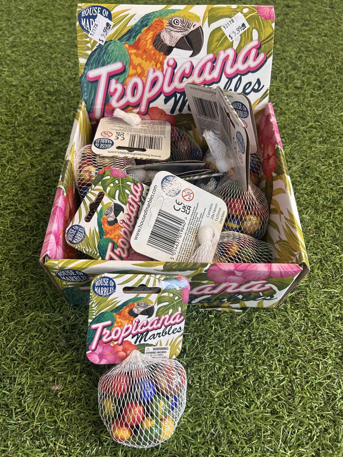 Tropicana Net Bag of Marbles