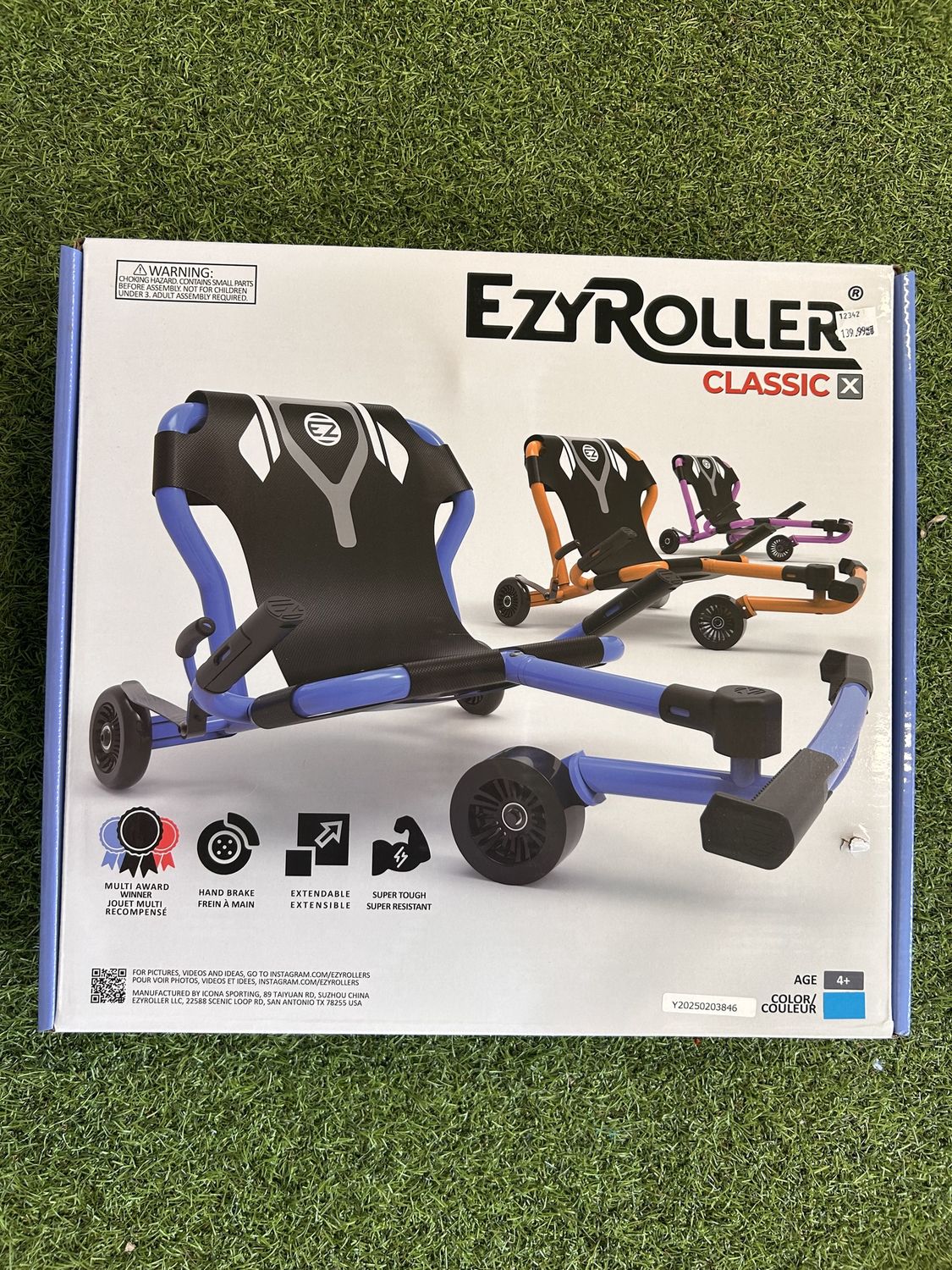 EzyRoller Classic X Aqua Blue