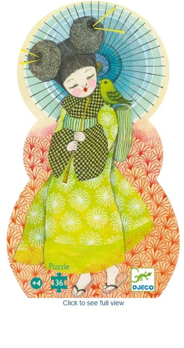 Kokeishi 36pc Silhouette Jigsaw Puzzle
