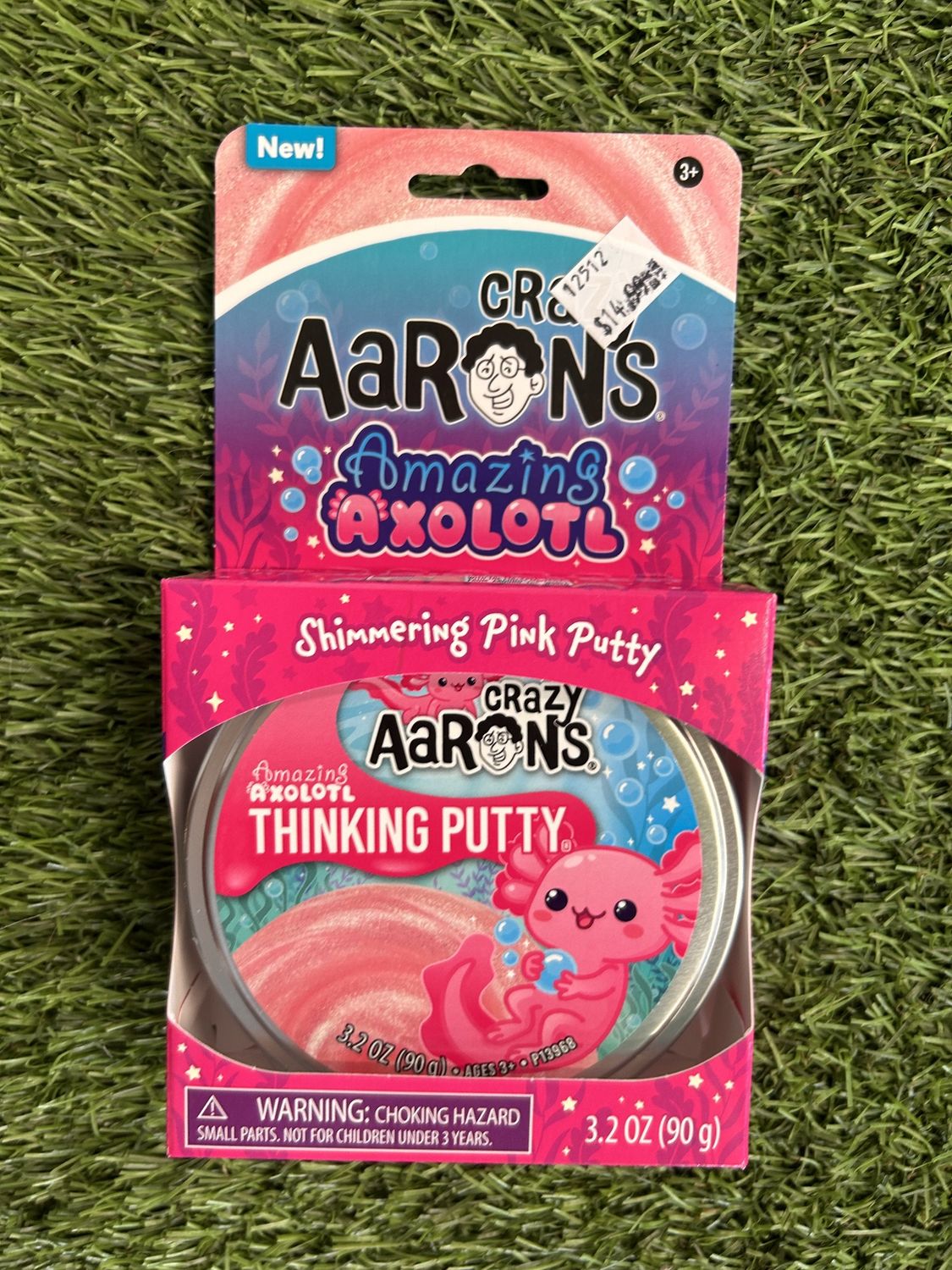 Amazing Axolotl - Full Size 4&quot; Thinking Putty Tin