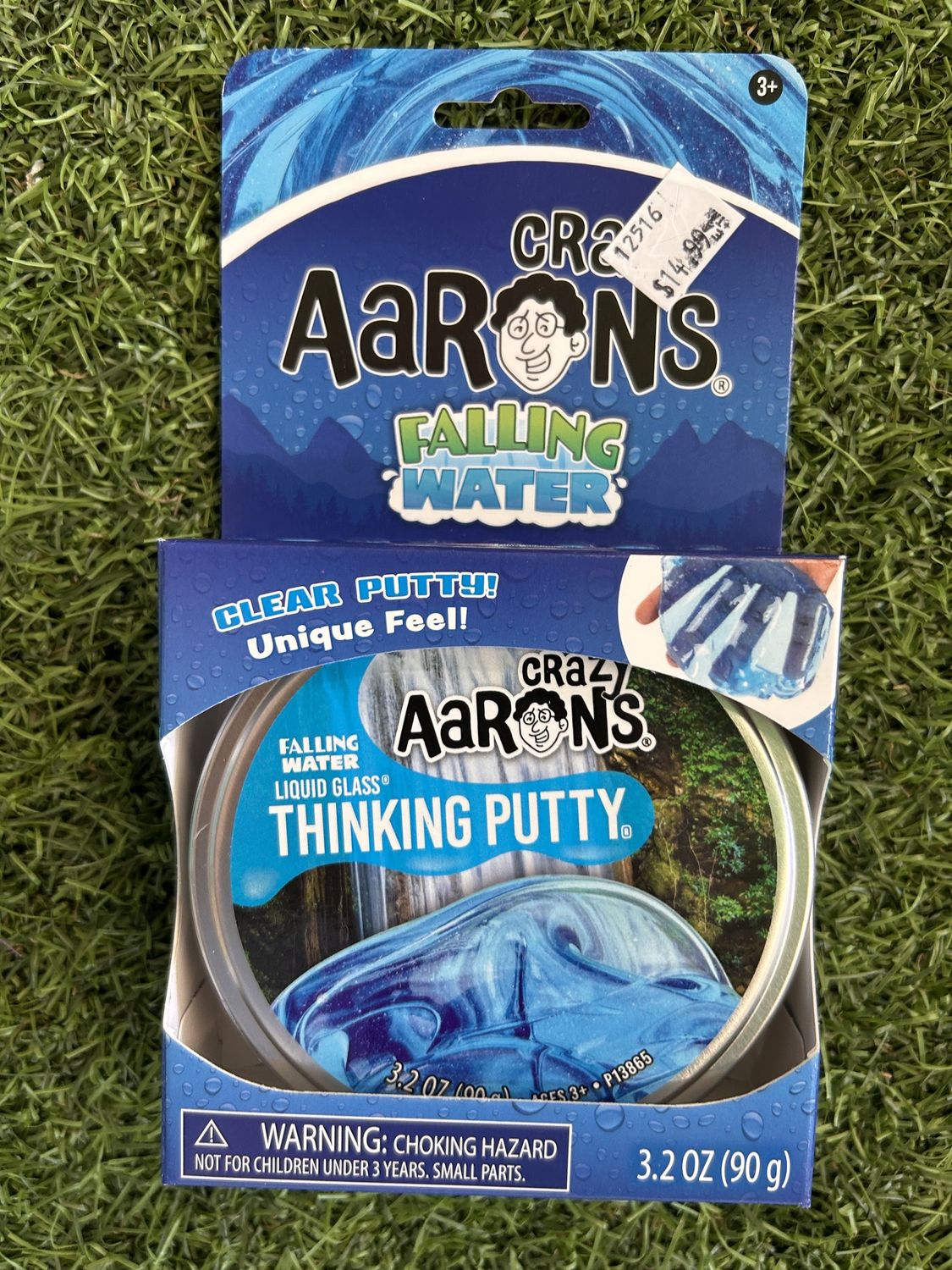 Falling Water Liquid Glass 4&quot; Thinking Putty Tin