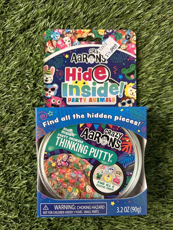 Party Animals - 4&quot; Thinking Putty Tin