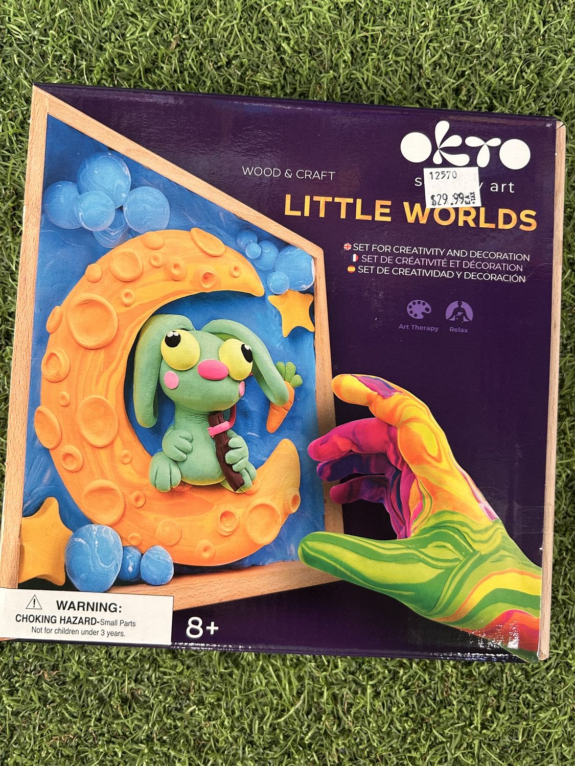 Wood&amp;Craft DIY Little Worlds Bunny Moon