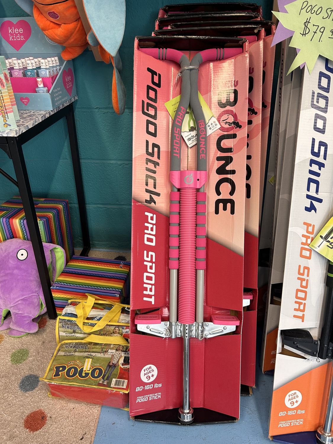 Pro Sport Pogo Stick, color: Pink