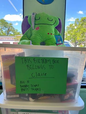 Claire's Birthday Box (Age 10, 4/20 Birthday, 4/26 Party)