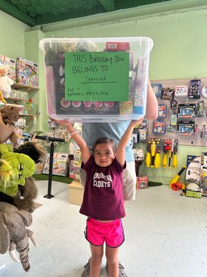 Caroline's Birthday Box (Age 4, May 6th)