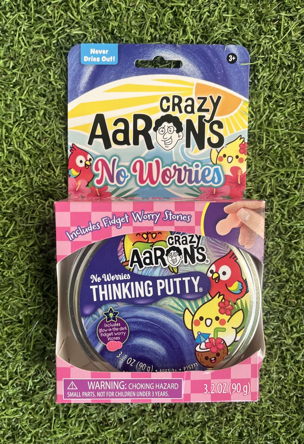 No Worries - Full Size 4" Thinking Putty Tin