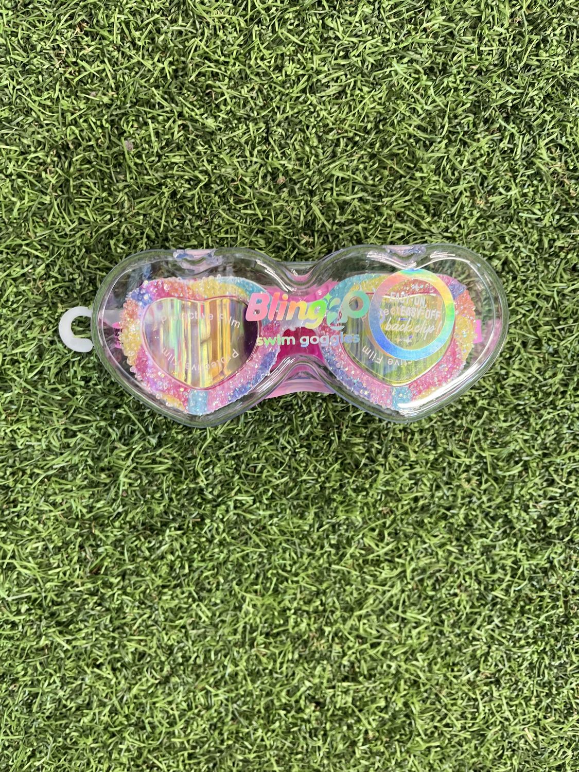 CRYSTAL CRUSH HEART SWIM GOGGLE