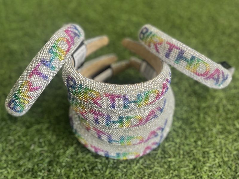 Birthday Crystal Headband