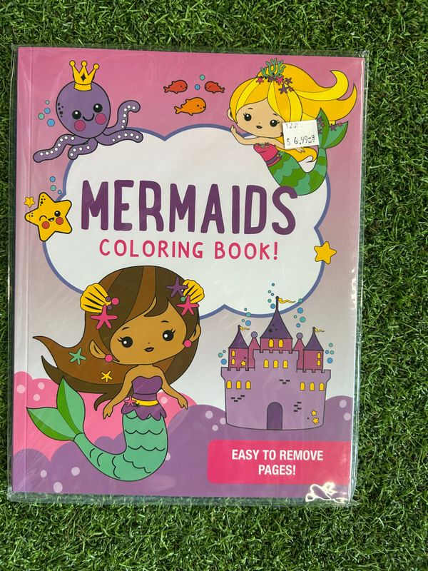 Mermaids Coloring Book!