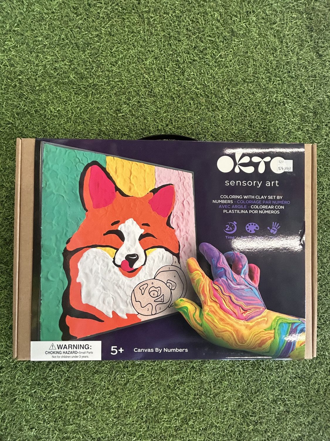 OKTO Clay-by-Numbers Kit – “Fox”