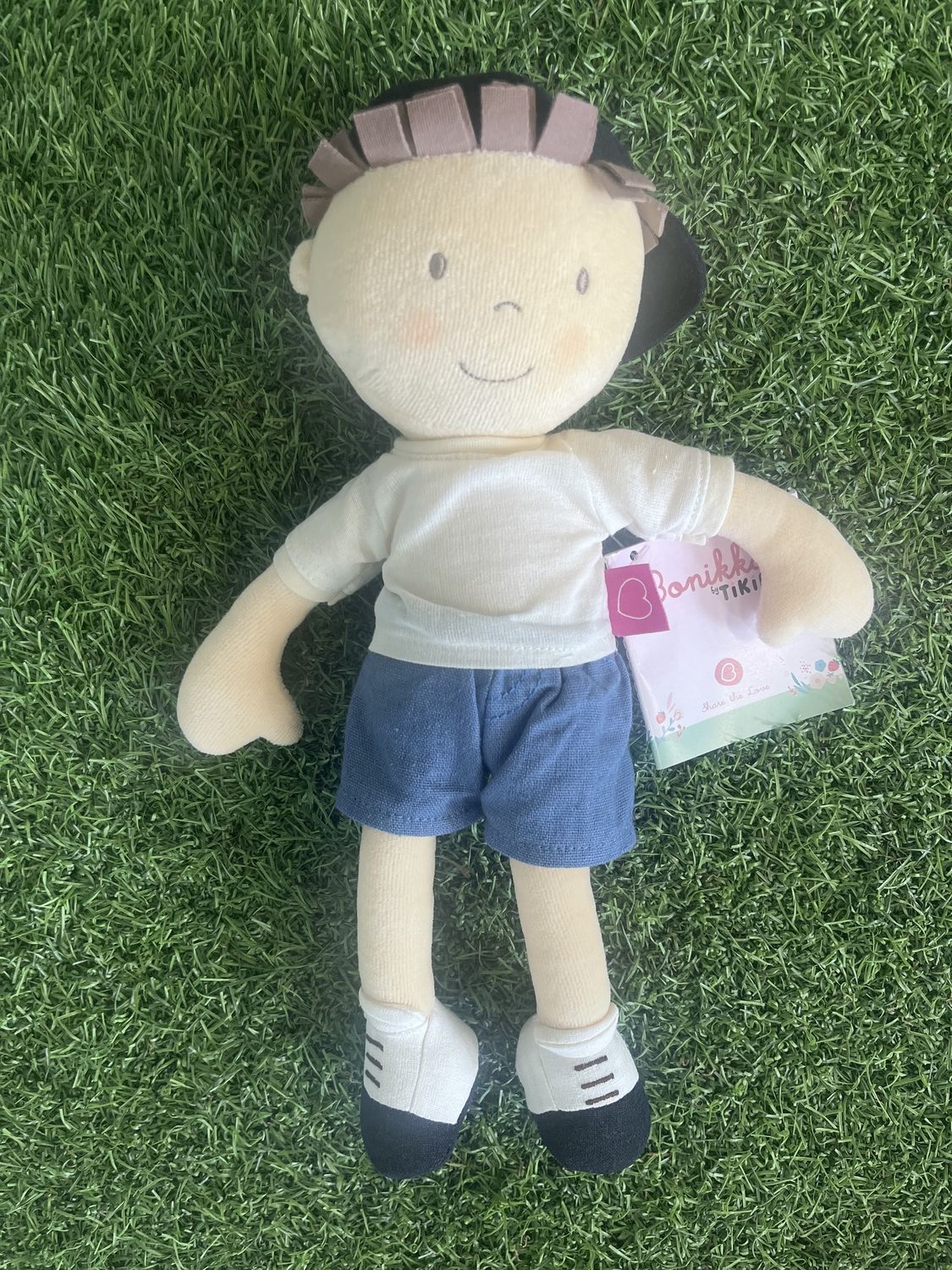Jasper- boy doll in Blue Dungaree