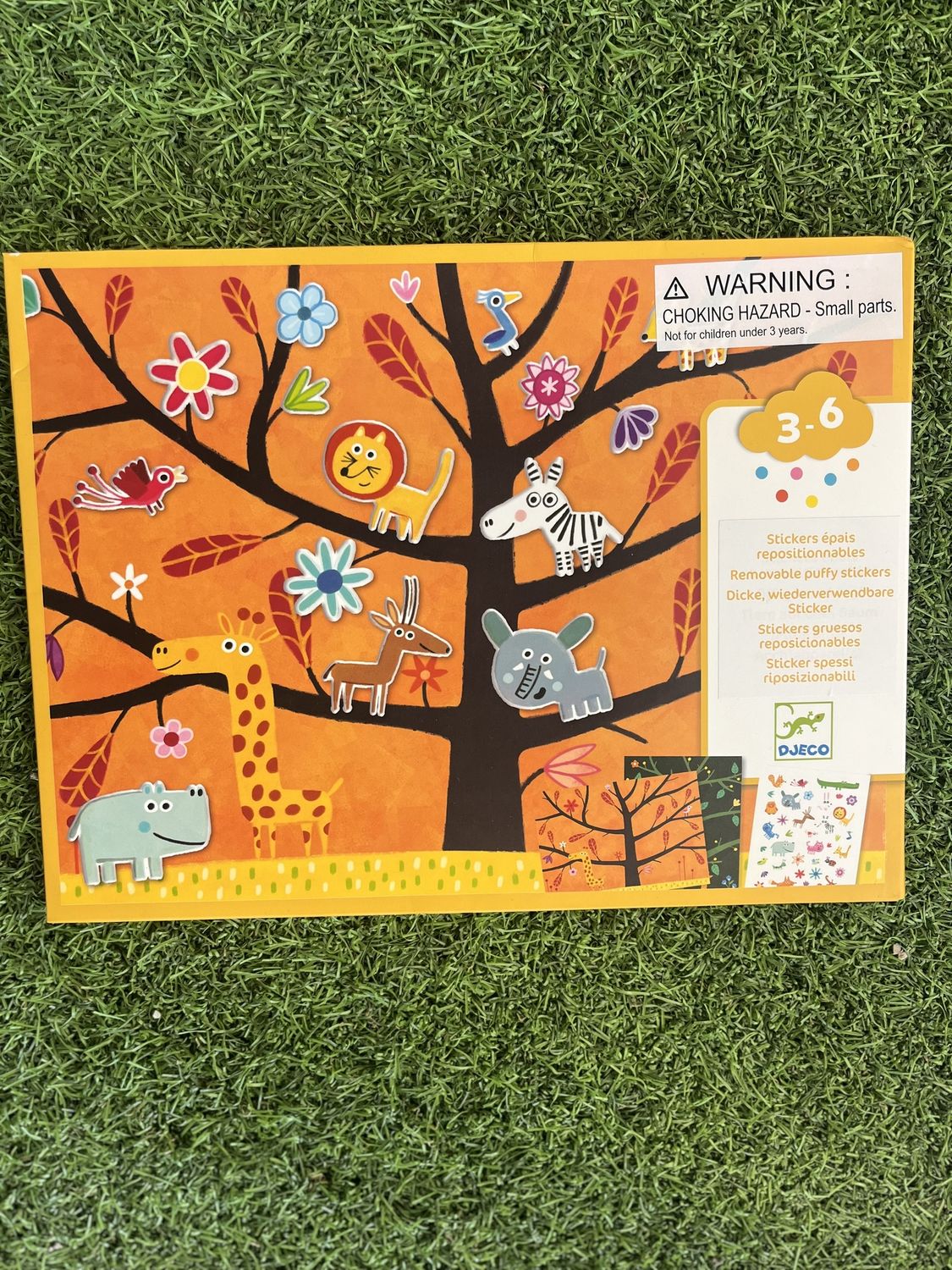 Off-Ground Tag Repositionable Stickers