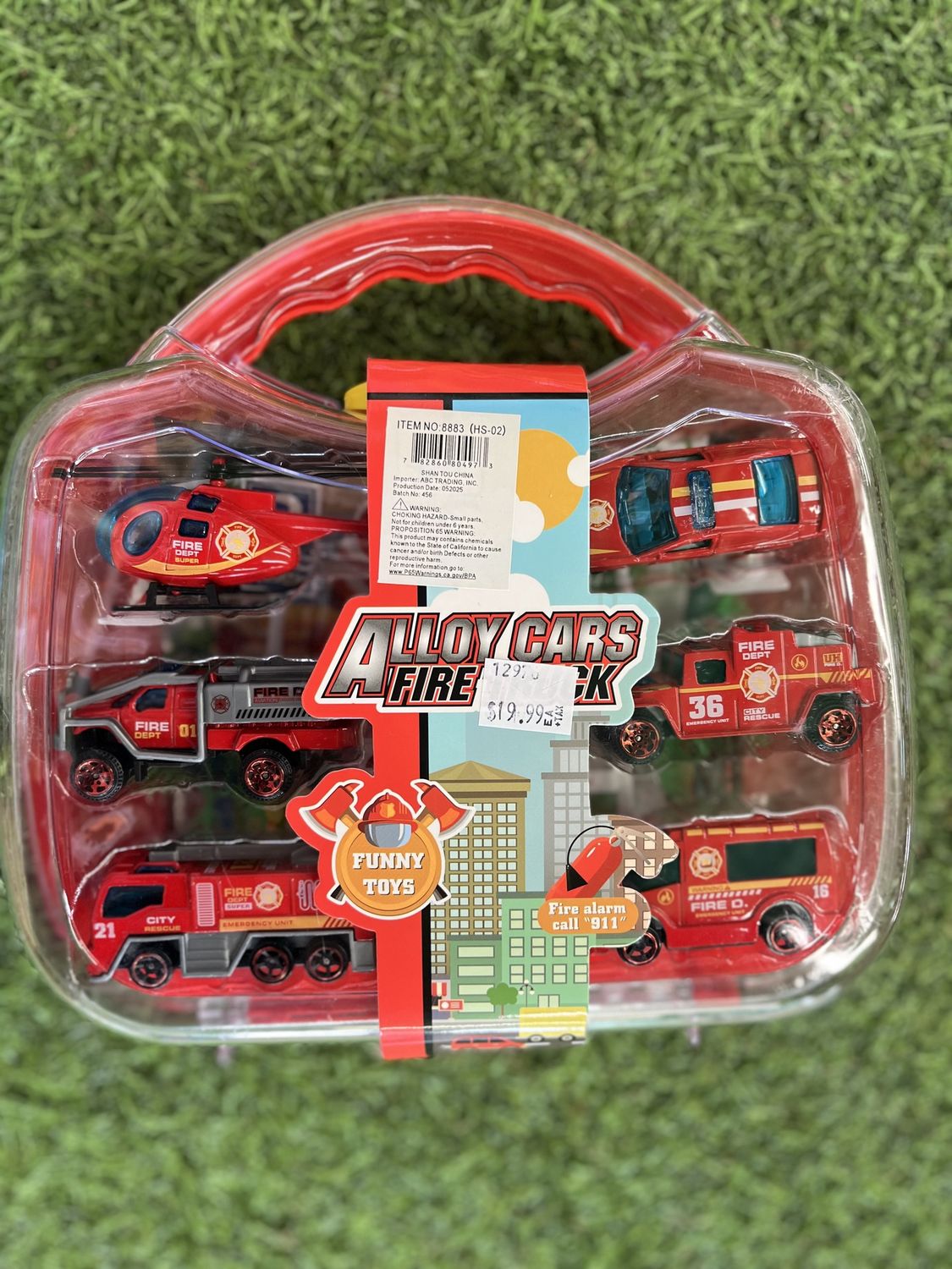 Vehicles Fire 15Pc Multi Pack 6Car/Carry Case