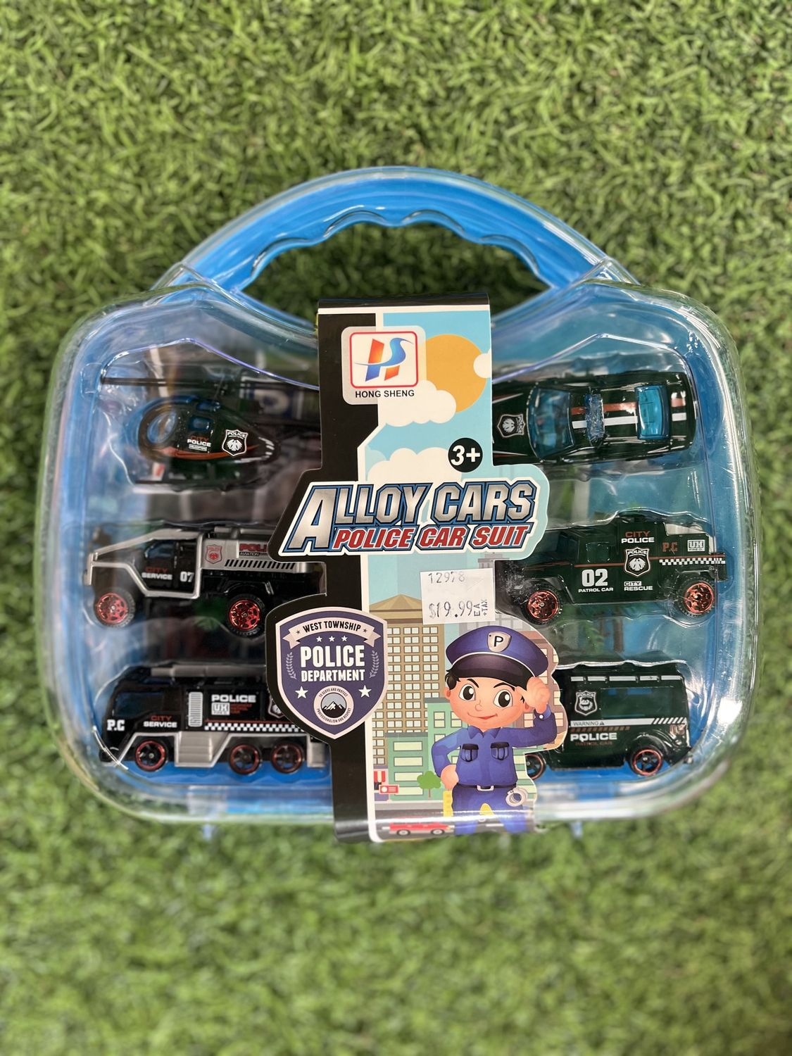 15pc Police Vehicles Alloy Die Cast Set