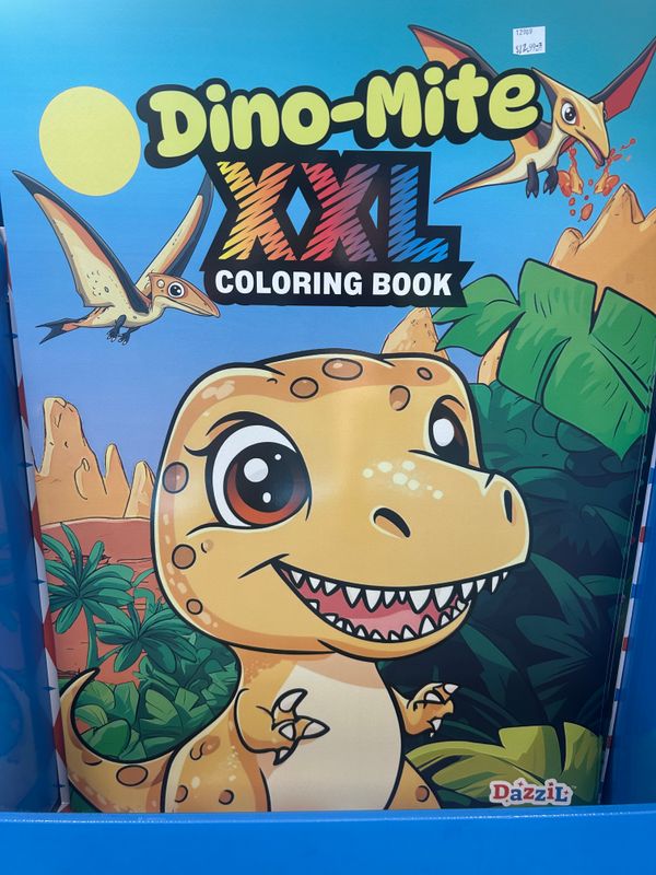 Dino-Mite XXL Coloring Book