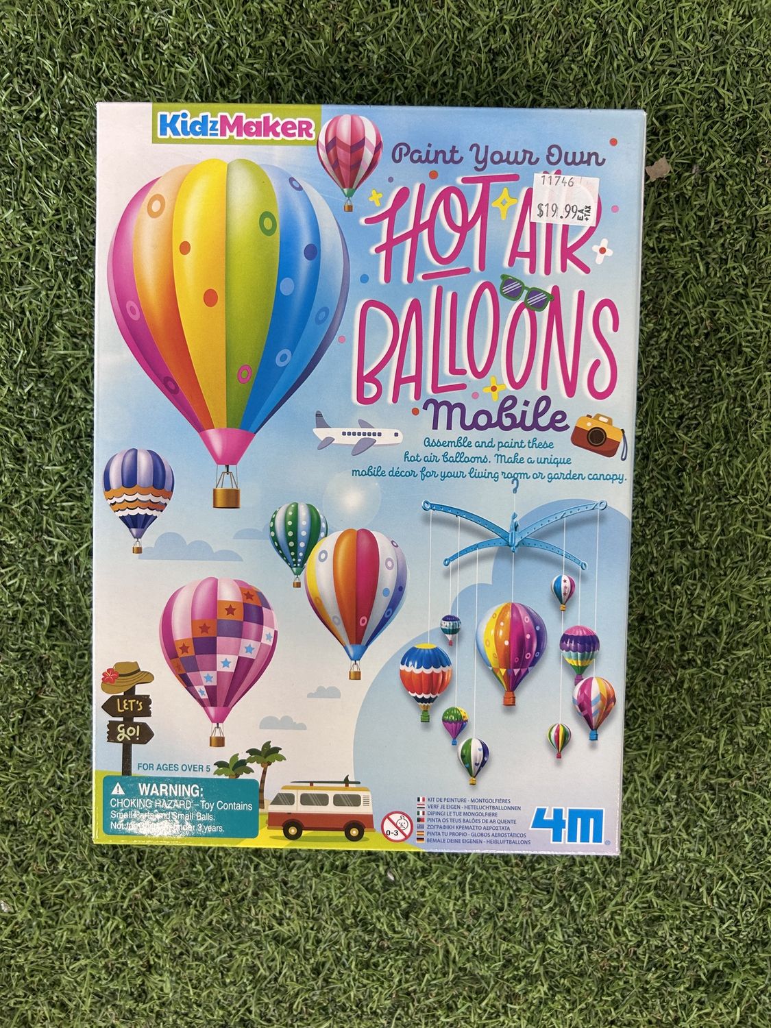 PAINT YOUR OWN  HOT AIR BALLOONS MOBILE (Veira's Birthday Box)