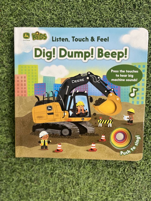 John Deere Kids Listen Touch &amp; Feel Dig! Dump! Bee
