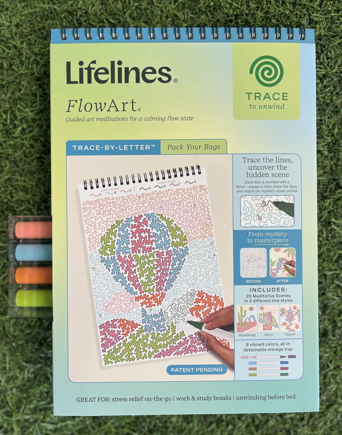 FlowArt: Trace-By-Letter, Pack Your Bags