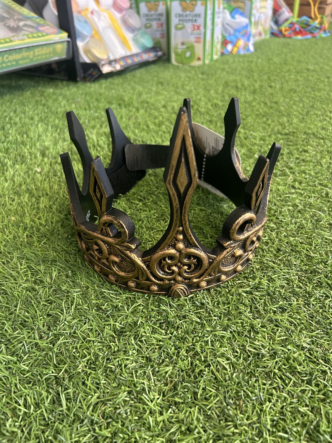 Medieval Crown, Gold/Black