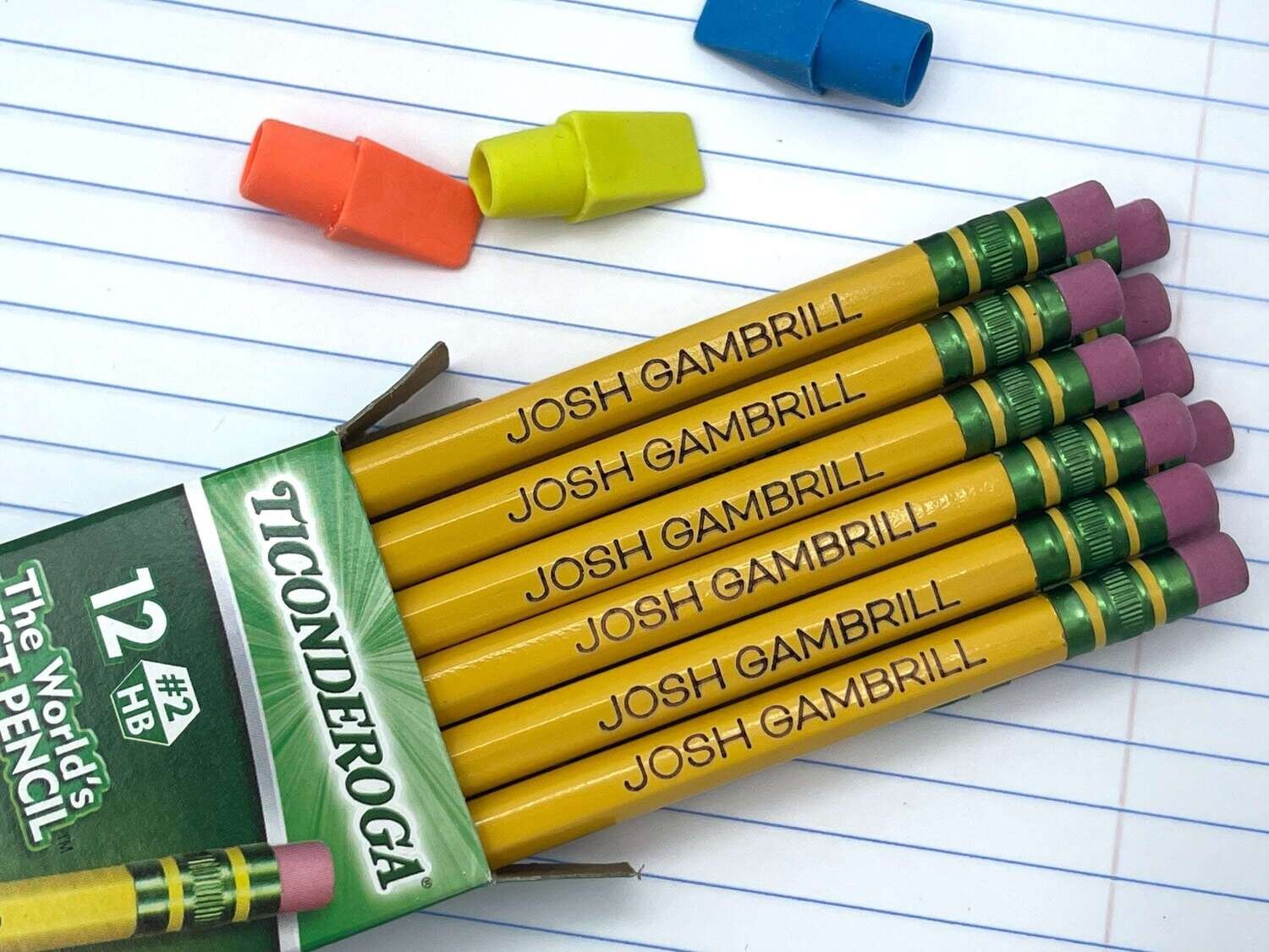 Personalized Engraved Pencils