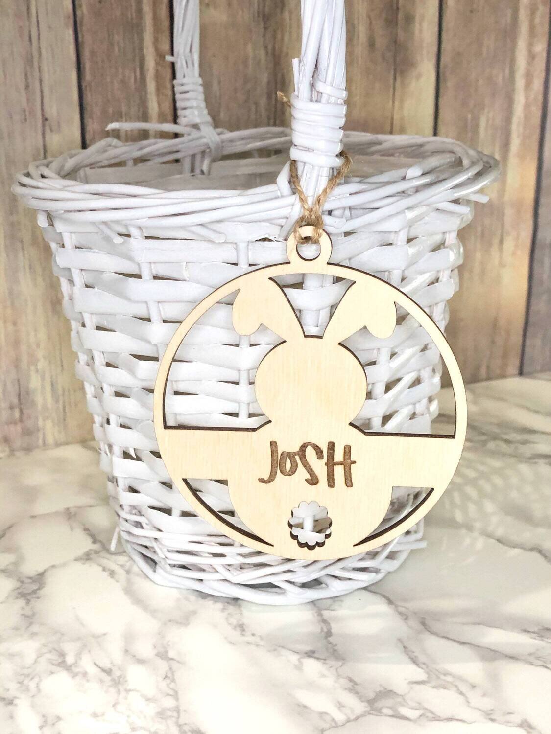 Personalized Easter Basket Tag