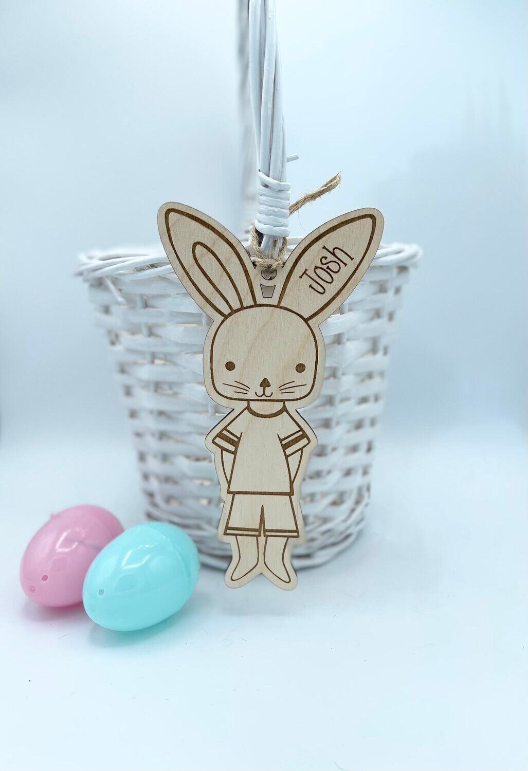 Personalized Easter Basket Tag