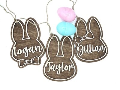 Personalized Easter Basket Tag