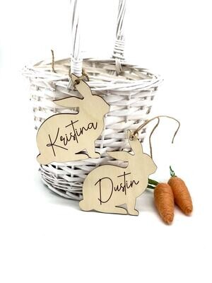 Personalized Easter Basket Tag