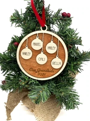 Family Names Wood Ornament - Dingle Ornament