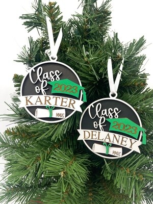 Senior Graduation Christmas Ornament