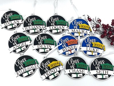 Senior Graduation Christmas Ornament