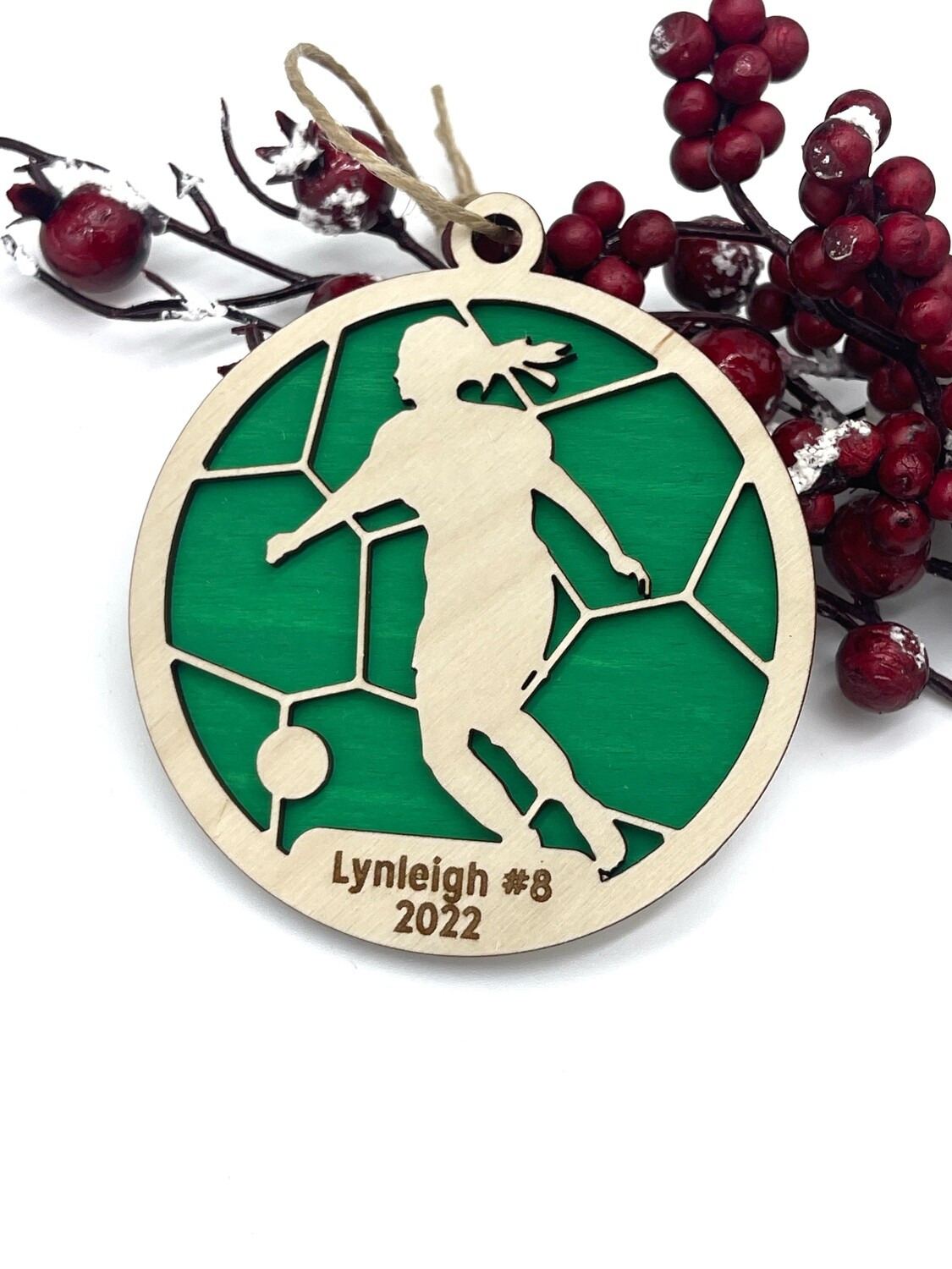 Soccer Christmas Ornament