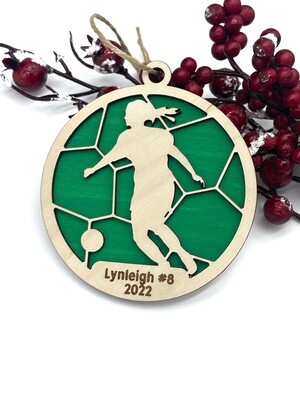 Soccer Christmas Ornament